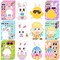 Easter Stickers - DIY Happy Easter Egg Bunny Sticker for Kids, Easter Crafts Stickers Kids Game Toys Gift Party Favor Supplies(24 Sheets)